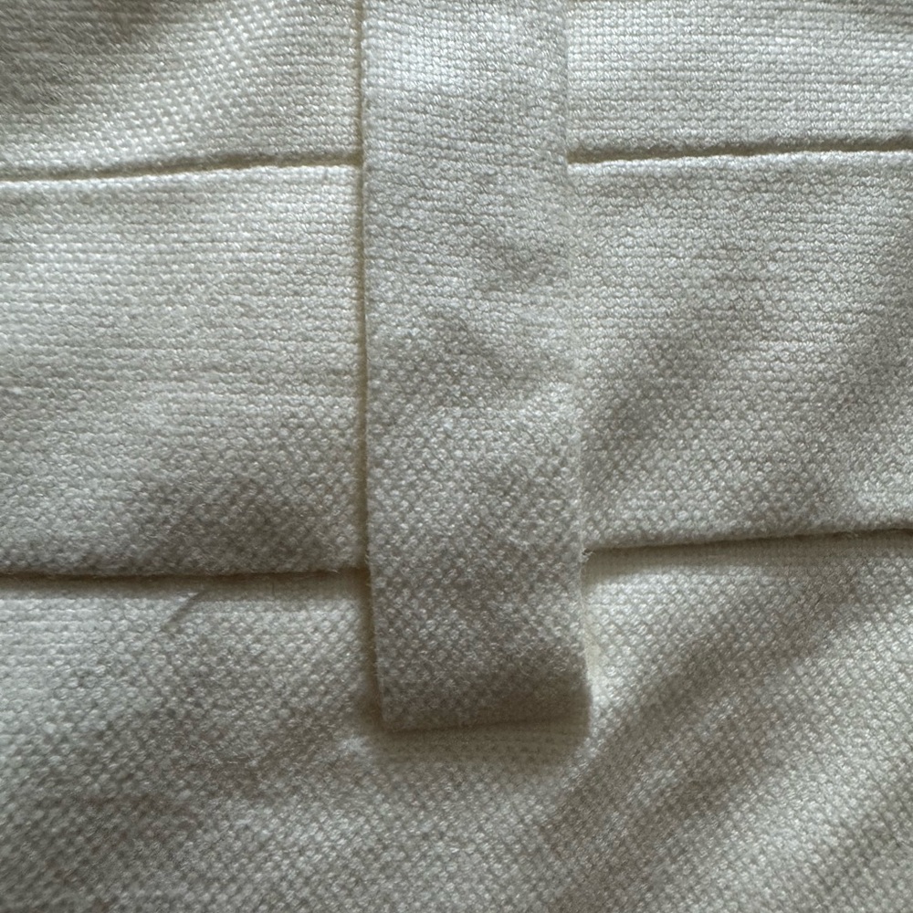 Trina Turk White Cropped Pants Size 8 Cotton Stretch Tailored Made in USA - Picture 3 of 7